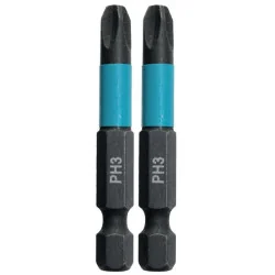 PUNTA CRUZ IMPACT BLACK PH 3 (1/4"X50MM) BLISTER B-63731 MAKITA