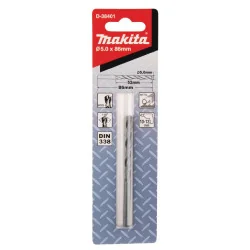 BROCA METAL HSS-R 5.0X86MM 1PCS D-38401 MAKITA