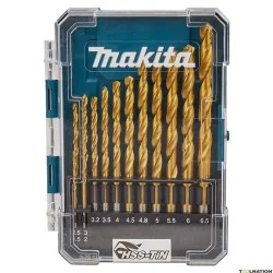 Set Broca Metal Hss-Tin 1.5-6.0Mm 13 Pcs D-72855 Makita