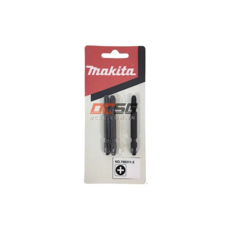 PUNTA CRUZ IMPACTO PH 3 (1/4"X65MM) BLISTER 3PZ 798311-2 MAKITA