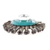 GRATA COPA CONICA 4 1/2"" AC.TRENZADO 0,5MM M14 D-55413 MAKITA