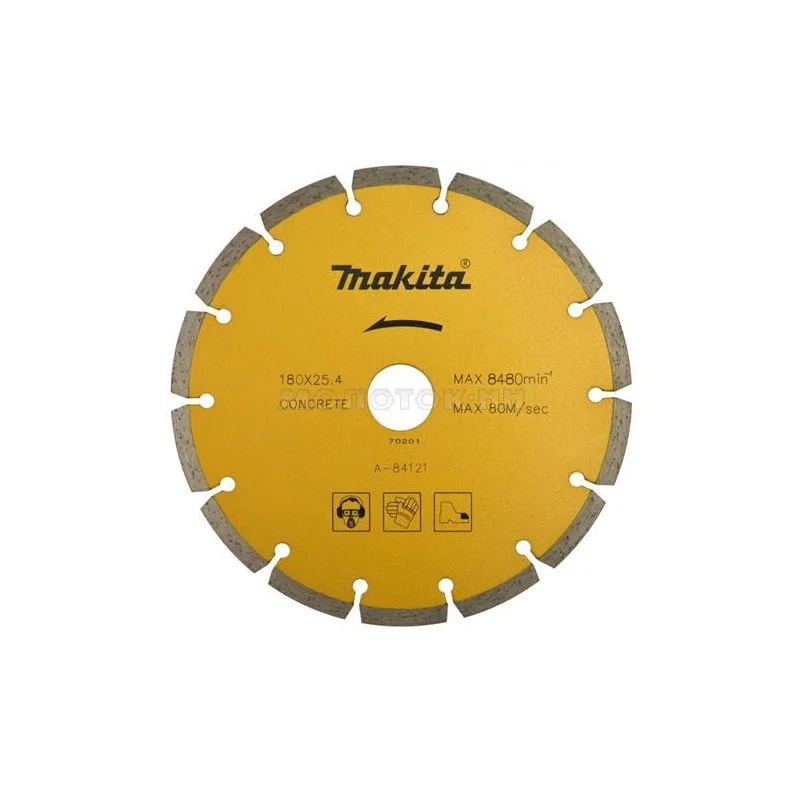 DISCO DIAMANTADO SEG. 7" (180 X 25.4MM) BUJE 22.23 A-84121 MAKITA