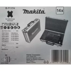 Set 14Pzs Punto/Cincel/Brocas Sds-Plus (1 Punto, 1 D-71174 Makita