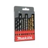 SET BROCAS METAL-MADERA-CONCRETO ESTUCHE 9PZ D-08660 MAKITA