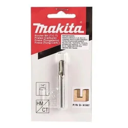 FRESA RECTA 2 FILOS 3/16" X 7/16" EJE 1/4" D-01367 MAKITA