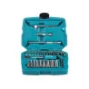 Jgo.Dados Hex. Milimetrico Sq 1/4" 34Pz C/Acc. B-65567 Makita