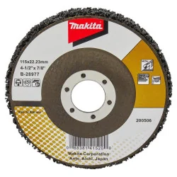 DISCO LIMPIADOR FIBRA NEGRO 115MM B-28977 MAKITA