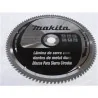 DISCO SIERRA 12" (305 X 30MM X 100DTE) P/ALUMINIO B-19772 MAKITA