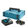 KIT FUENTE 18V 6,0AH CARGADOR DC18RC + BATERIA BL1 198116-4 MAKITA