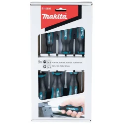 Set Destornilladores 6Pzs (Sl 4Pcs.+Ph 2Pcs.) E-10506 Makita