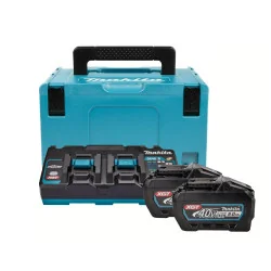 KIT FUENTE 40V 5,0AH CARGADOR DC40RB + BATERIA BL4 191U13-9 MAKITA