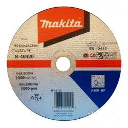 DISCO CORTE METAL 7" (180 X 2.5 X 22.23) RECTO A30 B-46420 MAKITA