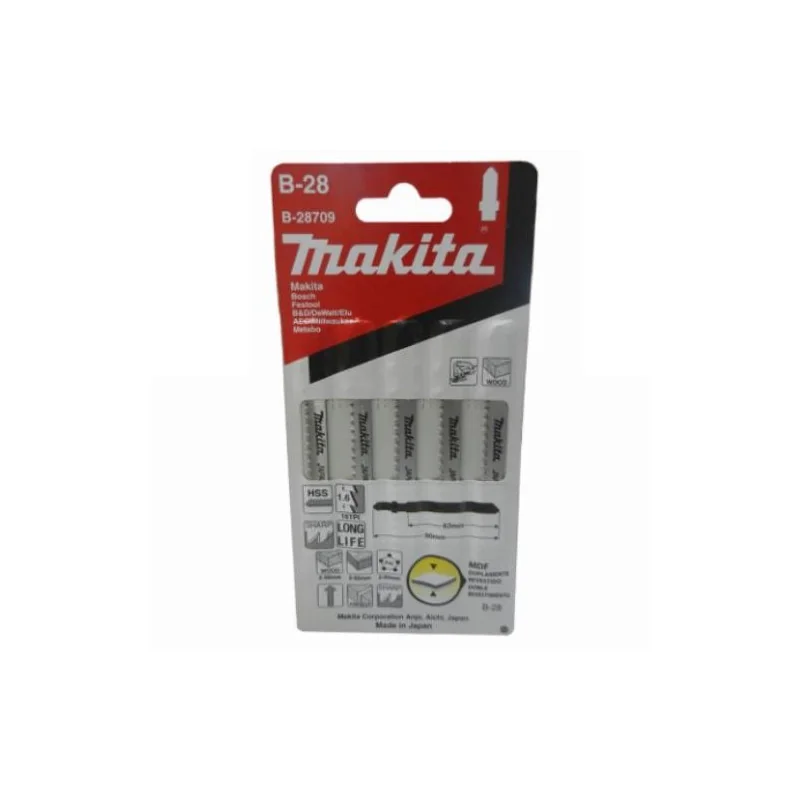 HOJA CALAR HSS B-28 (16T X 63MM) P/TABLERO-ACABADO B-28709 MAKITA