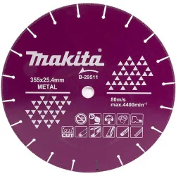 Disco Diamantado Seg. 14" (355 X 25.4Mm) Corte Met B-29511 Makita
