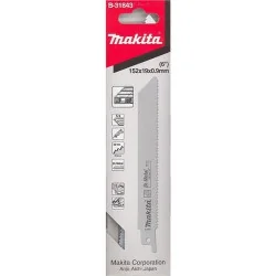 Hoja Sierra Sable Bi-Metal (10T X 152Mm) Para Madera- B-31843 Makita
