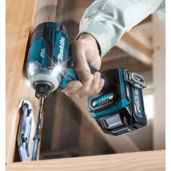 Atornillador Impacto Hex.1/4" 40V Xgt 0-1.100/2.10 TD001GD201 Makita