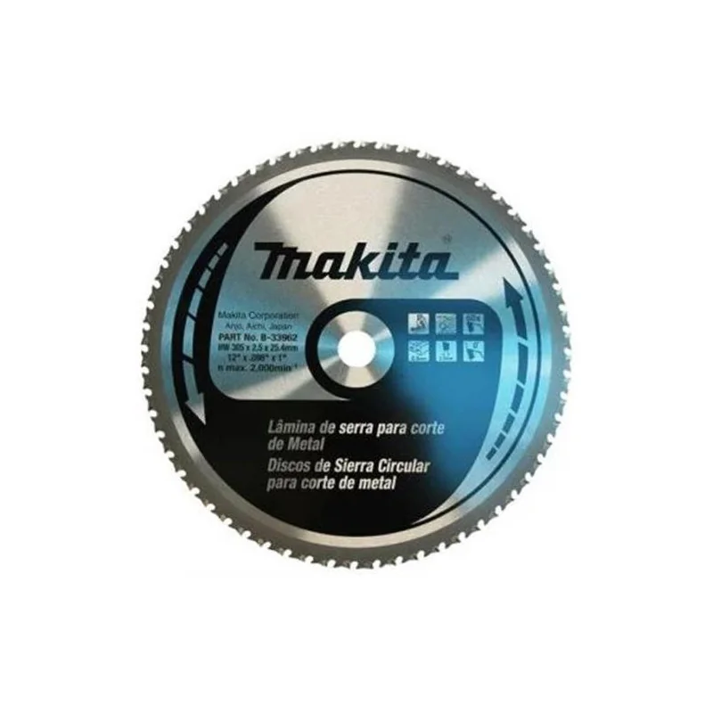 DISCO SIERRA 12" (305 X 25.4 X 2.4MM X 60DTE) P/LC B-33962 MAKITA