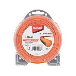 NYLON REDONDO NARANJO/2.4 MM/15 MT E-02749 MAKITA