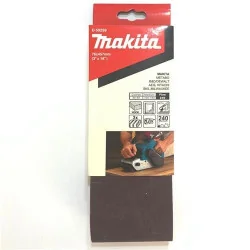 LIJA DE BANDA 3 X 18"3PZS GRANO 240 P/MADERA/MET.P D-59259 MAKITA