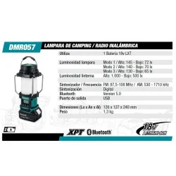 Combo Coolers 20Lt Lxt+2 Bat3.0Amp+Carg+Lamp/Radio Dcw180Z-3 Makita