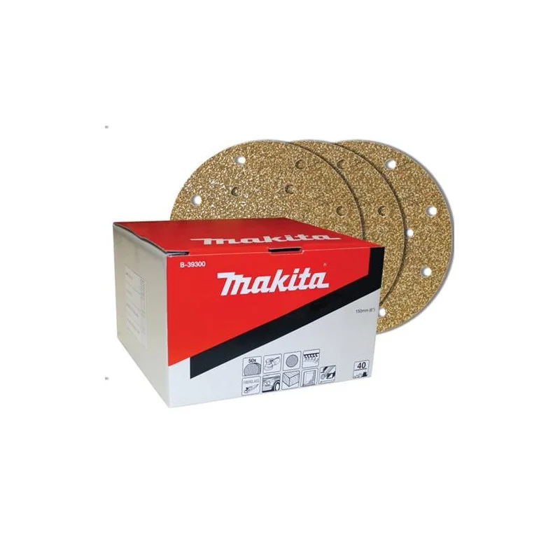 DISCO LIJA MULTIPROPOSITO GRANO 40 150MM BO6030/60 B-39300 MAKITA