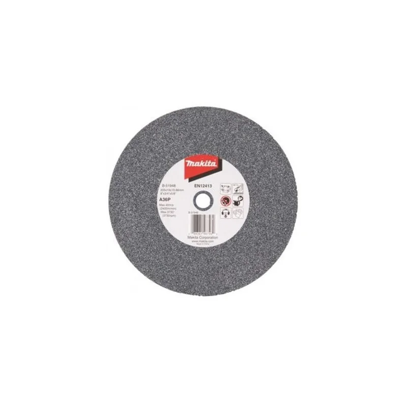 PIEDRA ESMERIL DE BANCO 8" (205X19X15.88) A36P B-51948 MAKITA