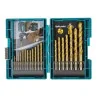 SET BROCA METAL HSS-TIN 19 PZS 1-10MM D-72229 MAKITA