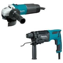 Combo Esmeril Ang. M0901B + Rotomartillo M8701B Mtk0005B Makita