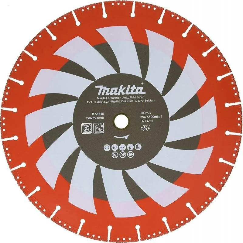 Disco Diamantado Seg. 14" (352 X 25.4Mm) Rescate M B-55348 Makita