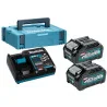 KIT FUENTE 40V 4,0AH CARGADOR DC40RA + BATERIA BL4 191J81-6 MAKITA
