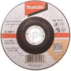 DISCO CORTE ACERO INOX. 4-1/2" (115 X 1.2 X 22.23) D-18817 MAKITA