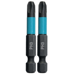 PUNTA CRUZ IMPACT BLACK PH 3 (1/4"X50MM) BLISTER B-63731 MAKITA