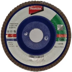 DISCO TRASLAPADO 4 1/2" (115 X 22) GR 80 CARBURO S D-28173 MAKITA