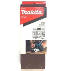 LIJA DE BANDA 3 X 18"3PZS GRANO 180 P/MADERA/MET.P D-59243 MAKITA