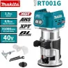 Fresadora 1/4" (6Mm) (8Mm) 3/8" 40V Xgt 10.000-31. RT001GZ04 Makita