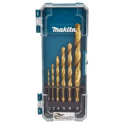 SET BROCA METAL HSS-Tin 2-8MM. 6 PCS D-72833 MAKITA