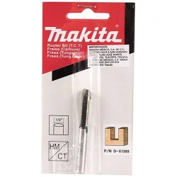 FRESA RECTA 2 FILOS1/4" X 1" EJE 1/4" D-01389 MAKITA