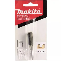FRESA RECTA 2 FILOS7/16" X 1" EJE 1/4" D-01410 MAKITA