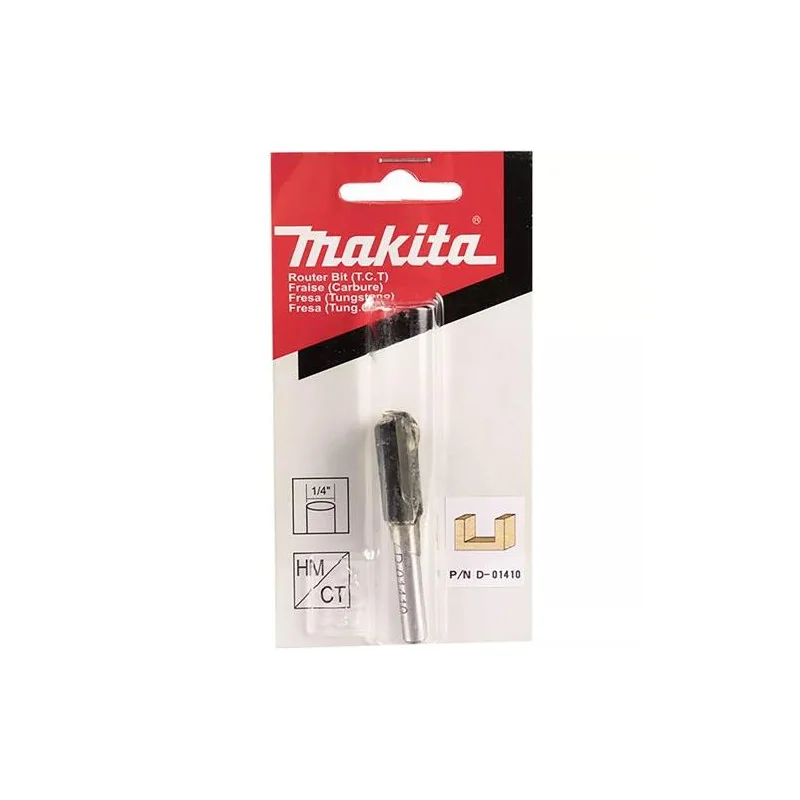 FRESA RECTA 2 FILOS7/16" X 1" EJE 1/4" D-01410 MAKITA