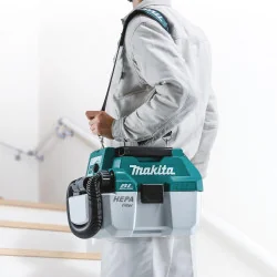Aspiradora 7,5Lt 18Vx2 (36V) 1,6M3/Min Seco/Humedo DVC750LRF Makita