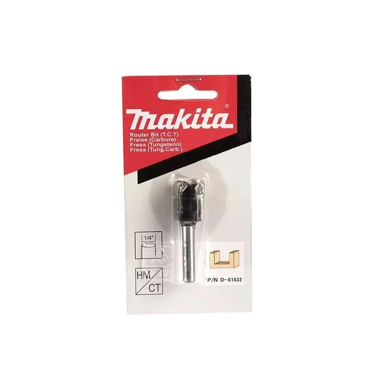 FRESA RECTA 2 FILOS5/8" X 3/4" EJE 1/4" D-01432 MAKITA