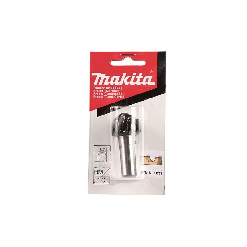 FRESA MEDIA CAÑA 2 FILOS 1/2" EJE 1/2" D-01775 MAKITA