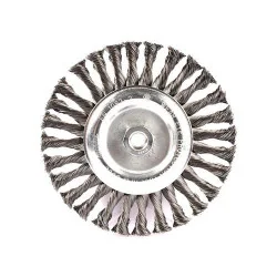 GRATA CIRCULAR RECTA 4" AC.TRENZADO 0,5MM M14 D-55245 MAKITA