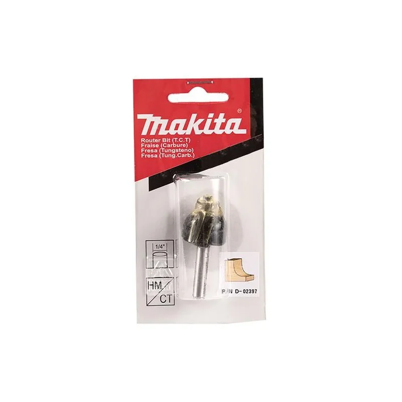 FRESA MEDIA CAÑA 2 FILOS- R1/4" - 7/8" X 9/16" C/R D-02397 MAKITA