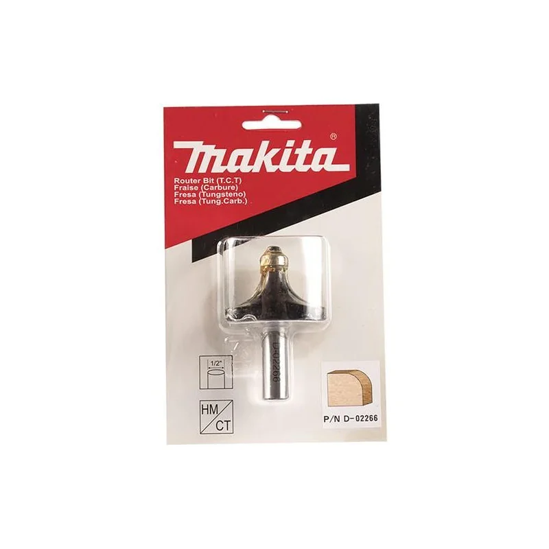 FRESA 3/4 X 2" P/REDONDEAR ESQUINAS TOMA 1/2" D-02266 MAKITA