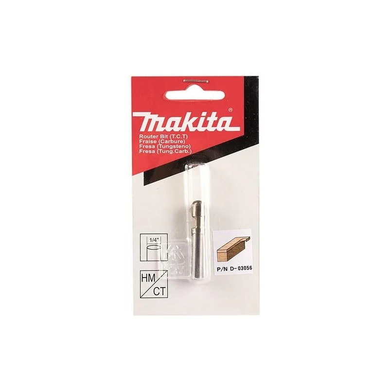 FRESA 1/4 X 1/4" P/LAMINADOS Y BISELADOS TOMA 1/4" D-03056 MAKITA