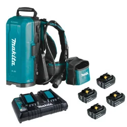 FUENTE MOCHILA PDC01 PARA 4 BATERÍAS CON ADAPTADOR 191C57-1 MAKITA