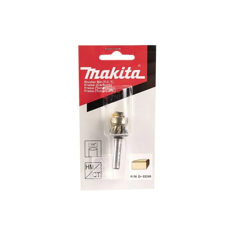 FRESA P/BISELADO 2 FILOS 25° - 32/32" X 9/32" C/RO D-03246 MAKITA