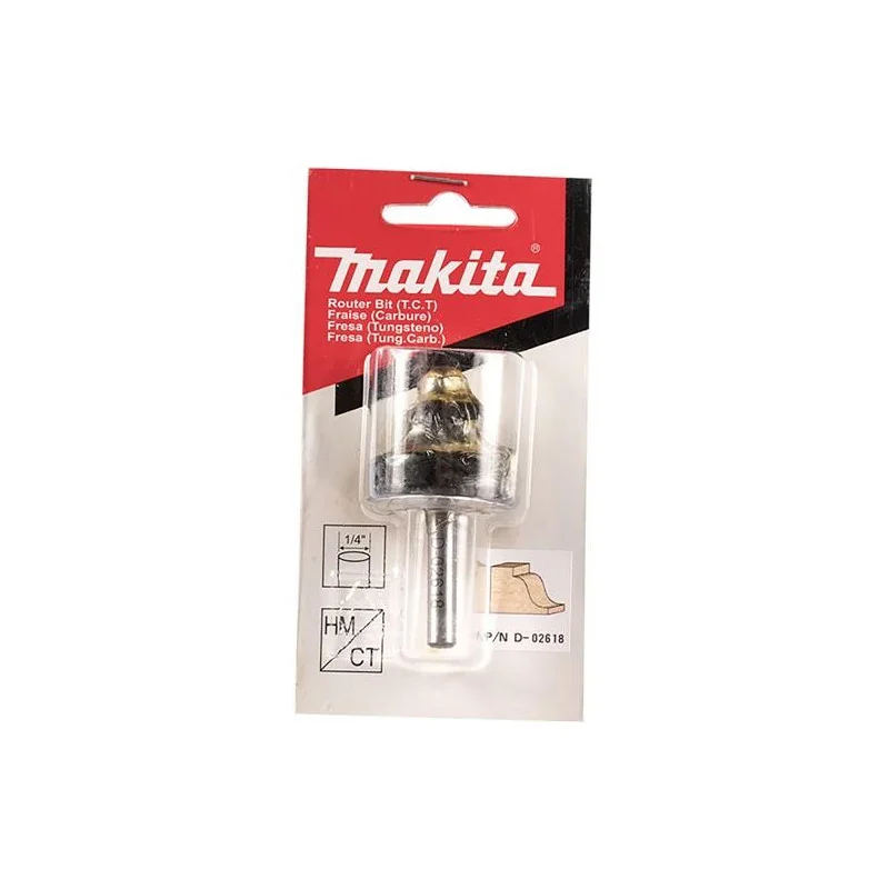 FRESA MOLDURA ROMANA2 FILOS- R1/4" - 1.3/8" X 7/8" D-02618 MAKITA