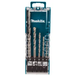Set Brocas 5 Unid. Concreto T.C.T 5.6.7.8 Y 10Mm E-11536 Makita
